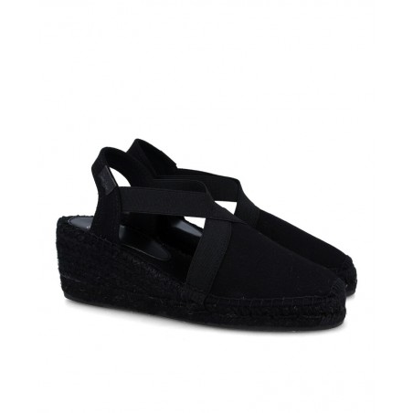 Toni Pons Fabi black wedge espadrilles