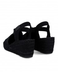 Toni Pons Fabi black wedge espadrilles