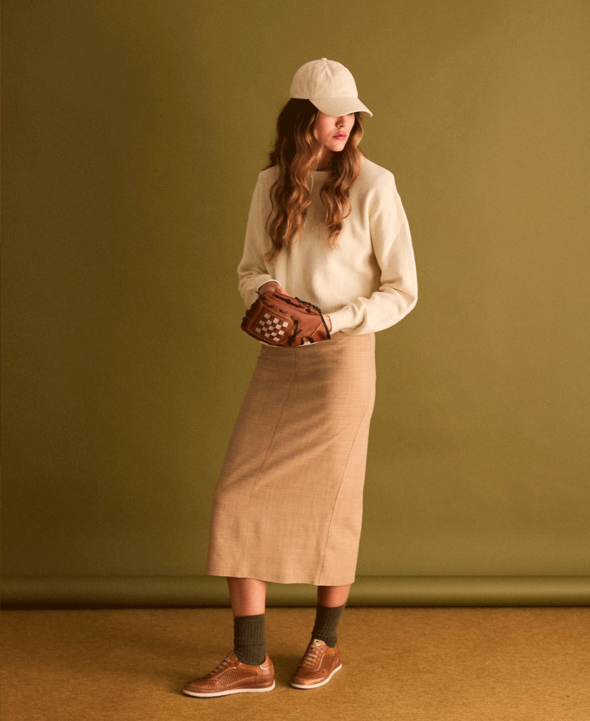 Women's brown sneakers Fluchos Sella F2143