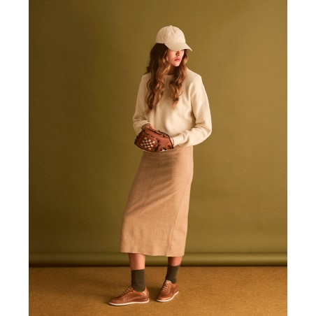 Sneakers marrones de mujer Fluchos Sella F2143