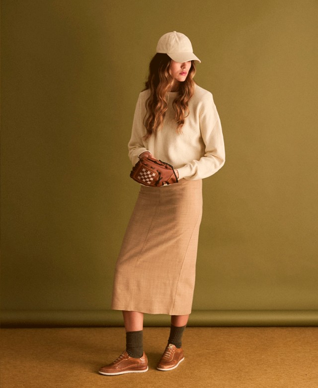 Sneakers marrones de mujer Fluchos Sella F2143