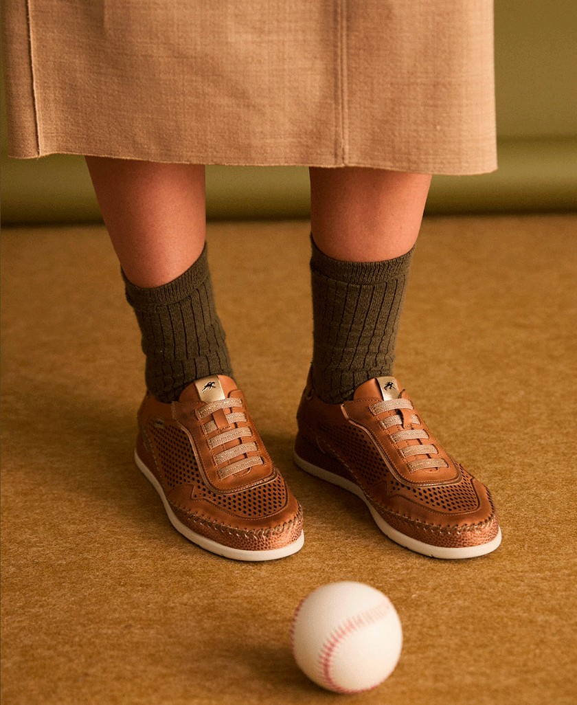 Sneakers marrones de mujer Fluchos Sella F2143