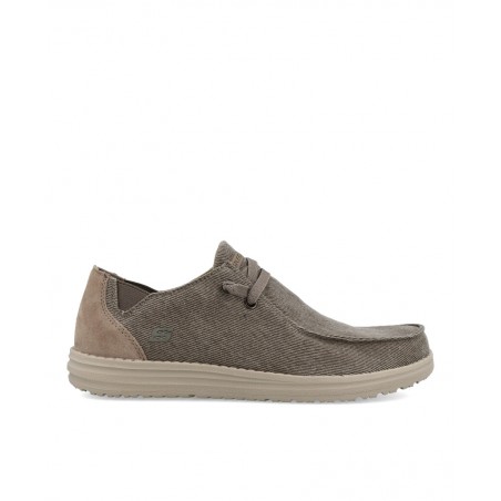 h2Mocasines de lona Skechers Melson Raymon h2 pstrongMocasines de lona Skechers Melson Raymon strong para hombre en color taupe