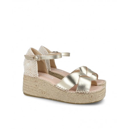 Metallic color espadrilles Macarena Anisa 39