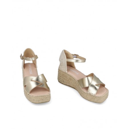 Metallic color espadrilles Macarena Anisa 39