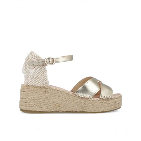 Metallic color espadrilles Macarena Anisa 39