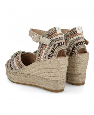 Alpargatas cuña media Alhamas Amapola 06900 TL5D