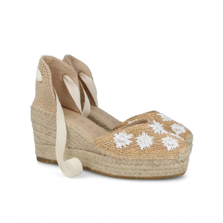 Alpargatas con flores Alhamas Romero 06800 RF5D