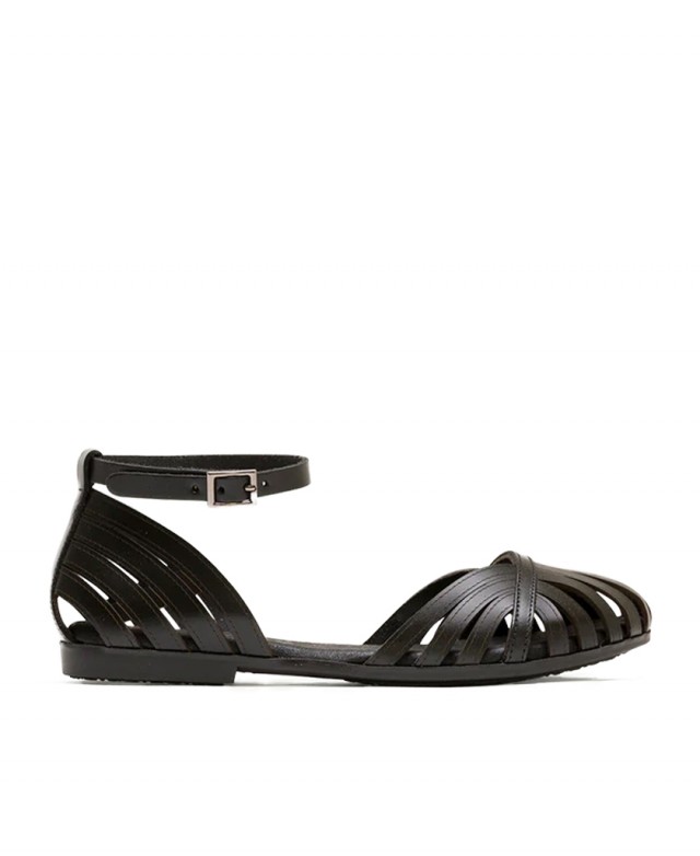 Sandalias planas de piel Porronet Palma 3102