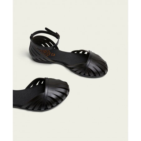 Sandalias planas de piel Porronet Palma 3102