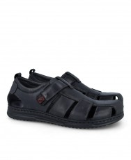 Walk And Fly Country 963 40760 Black Fisherman Sandals Walk And Fly Country 963 40760 Black Fisherman Sandals