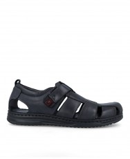 Walk And Fly Country 963 40760 Black Fisherman Sandals Walk And Fly Country 963 40760 Black Fisherman Sandals