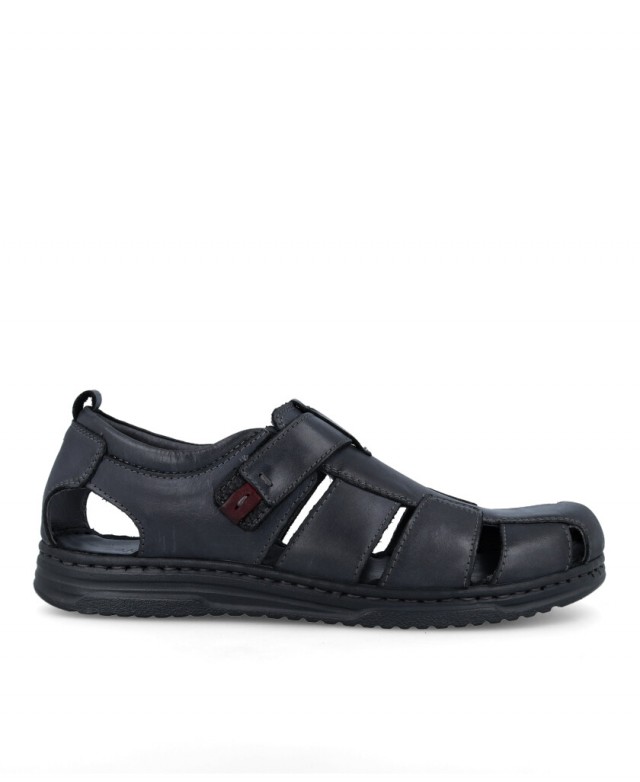 Walk And Fly Country 963 40760 Black Fisherman Sandals Walk And Fly Country 963 40760 Black Fisherman Sandals