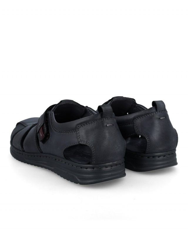 Walk And Fly Country 963 40760 Black Fisherman Sandals Walk And Fly Country 963 40760 Black Fisherman Sandals