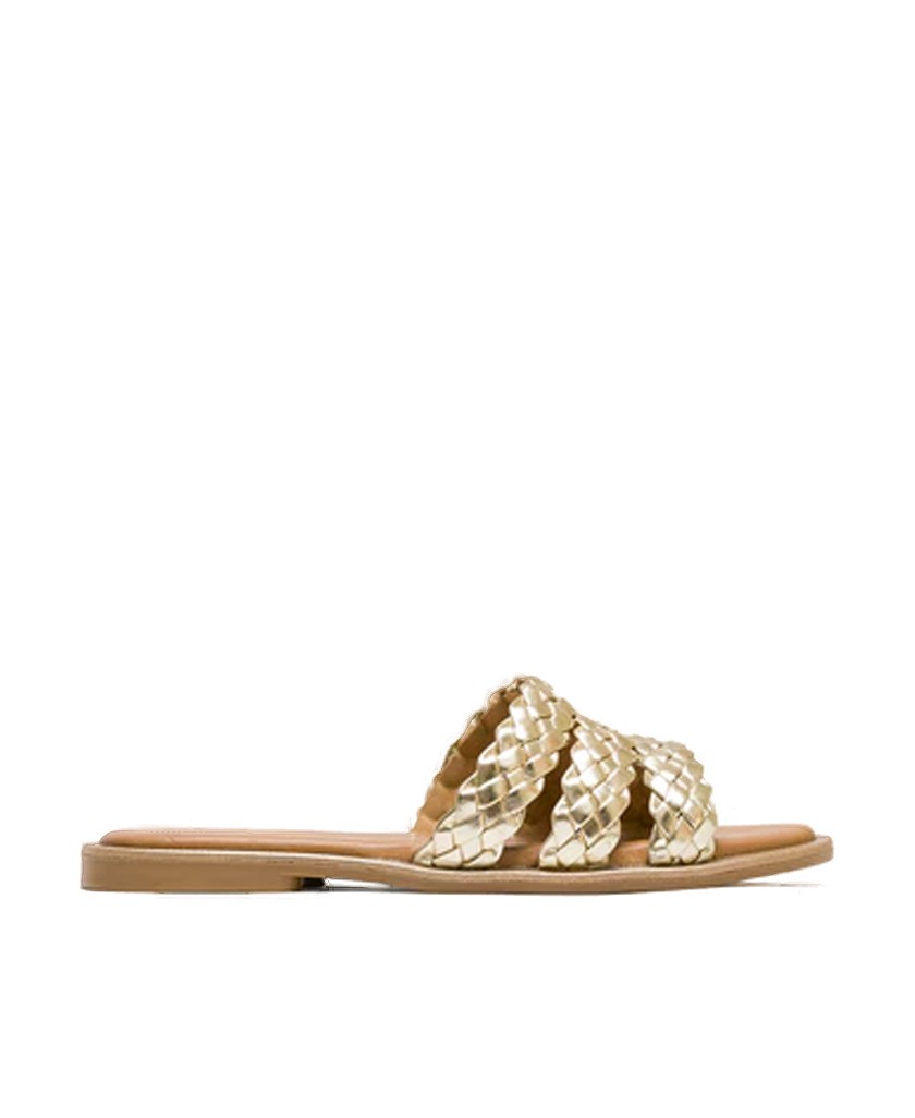 Metallic Slip-on Sandal Porronet Elisa 3105