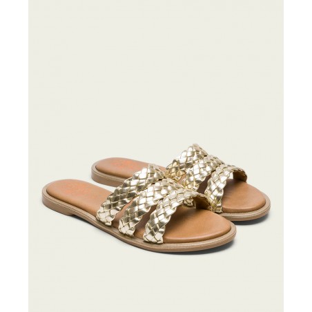 Metallic Slip-on Sandal Porronet Elisa 3105