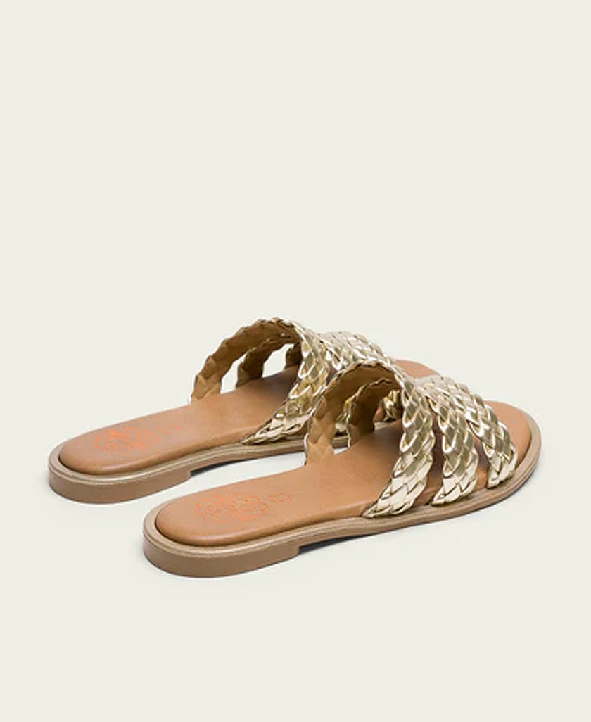 Metallic Slip-on Sandal Porronet Elisa 3105