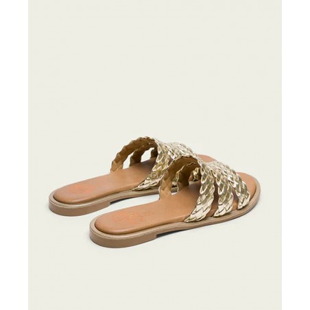 Metallic Slip-on Sandal Porronet Elisa 3105
