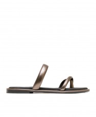 Black Metallic Toe-Post Sandal Porronet Camila 3107 Black Metallic Toe-Post Sandal Porronet Camila 3107