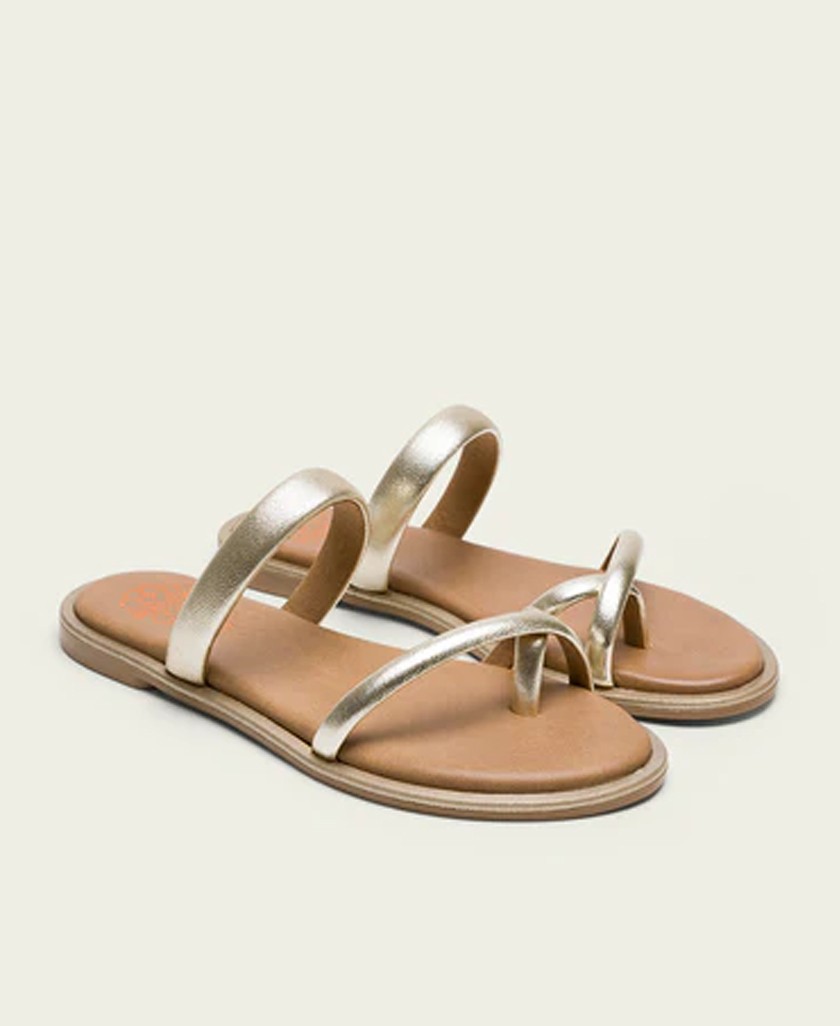 Golden Toe-Post Sandal Porronet Camila 3107