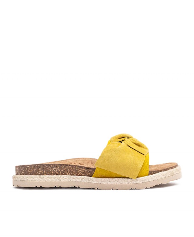 Yellow Leather Slip-on Sandals Yokono Arena 004 Yellow Leather Slip-on Sandals Yokono Arena 004
