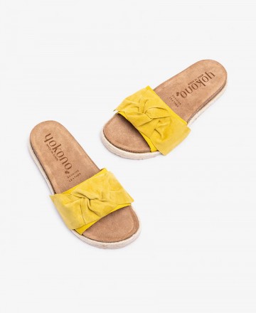 Sandalias amarillas de piel Yokono Arena 004