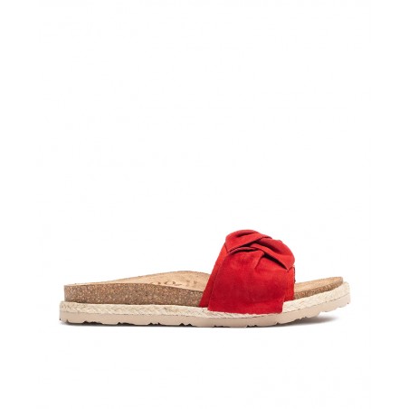 Sandalias casual de color rojo Yokono Arena 004
