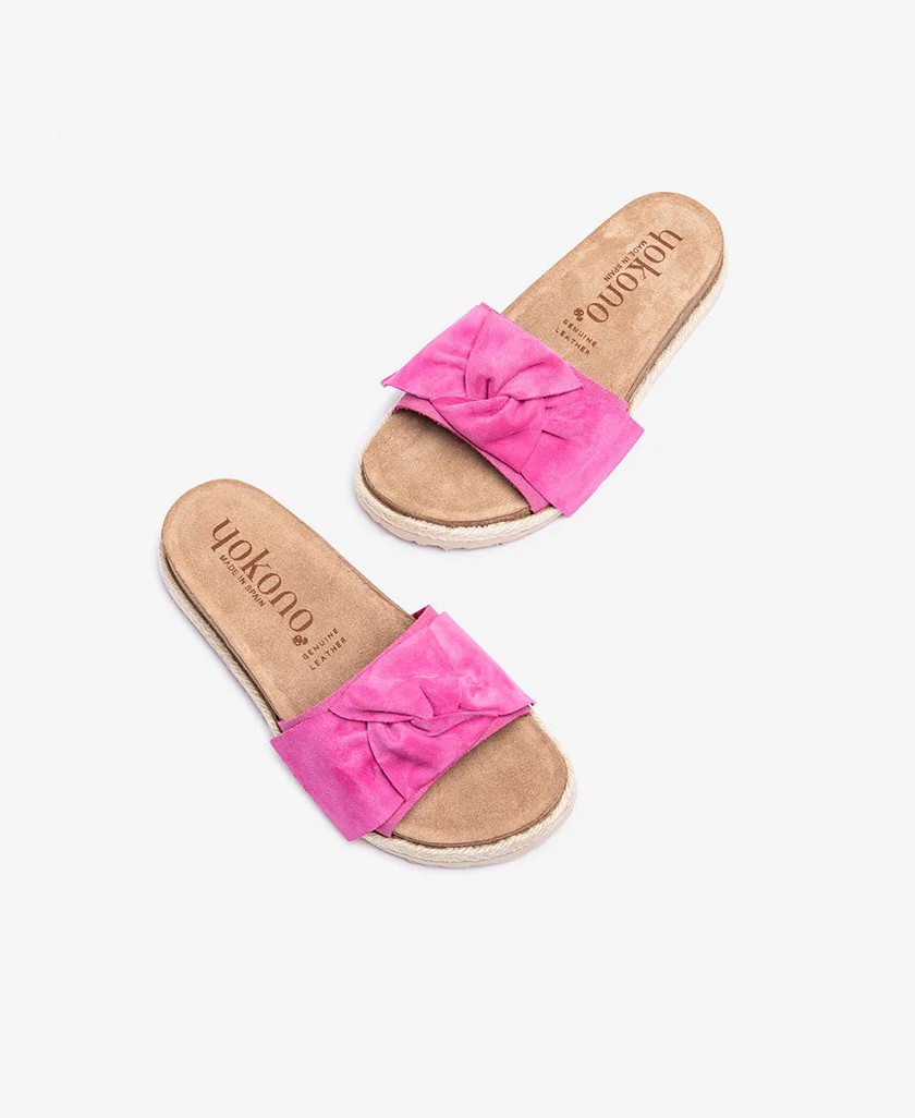 Sandalias de pala color rosa Yokono Arena 004