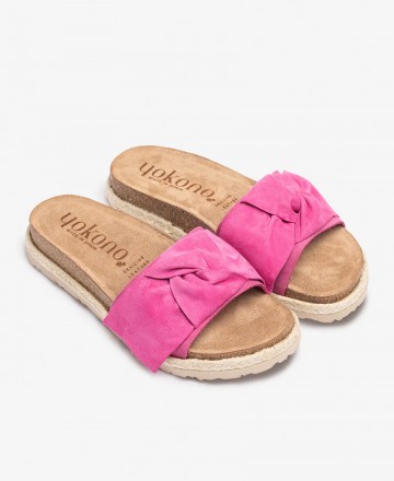 Sandalias de pala color rosa Yokono Arena 004