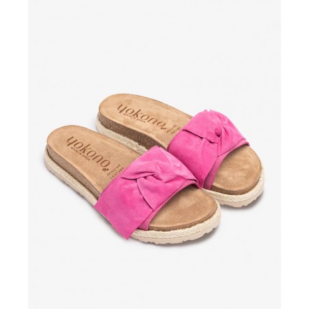 Sandalias de pala color rosa Yokono Arena 004