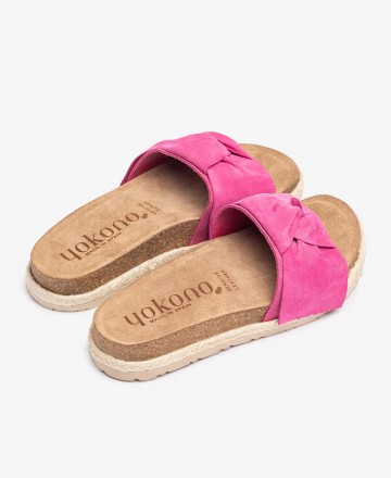 Sandalias de pala color rosa Yokono Arena 004