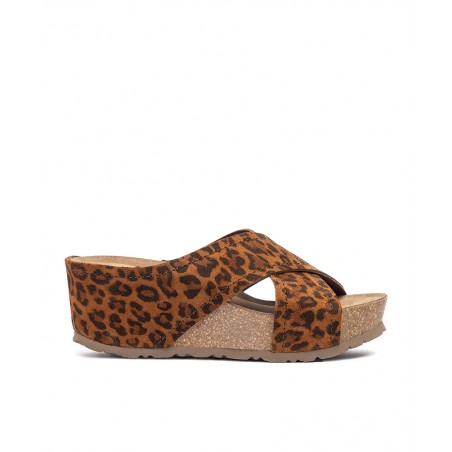 Leopard print sandal Yokono Bari 257
