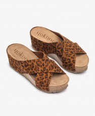 Sandalia estampado leopardo Yokono Bari 257 Sandalia estampado leopardo Yokono Bari 257