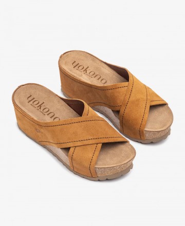 Yokono Bari 257 nubuck leather sandals