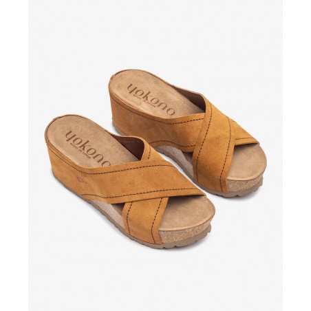 Yokono Bari 257 nubuck leather sandals