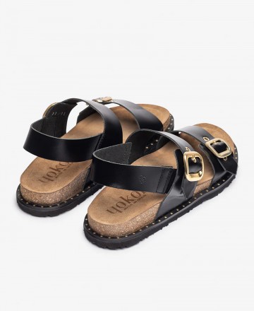 Sandalia con hebillas Yokono Bolus 252