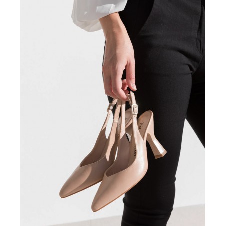 Zapato de salón nude Patricia Miller Guadix 5529