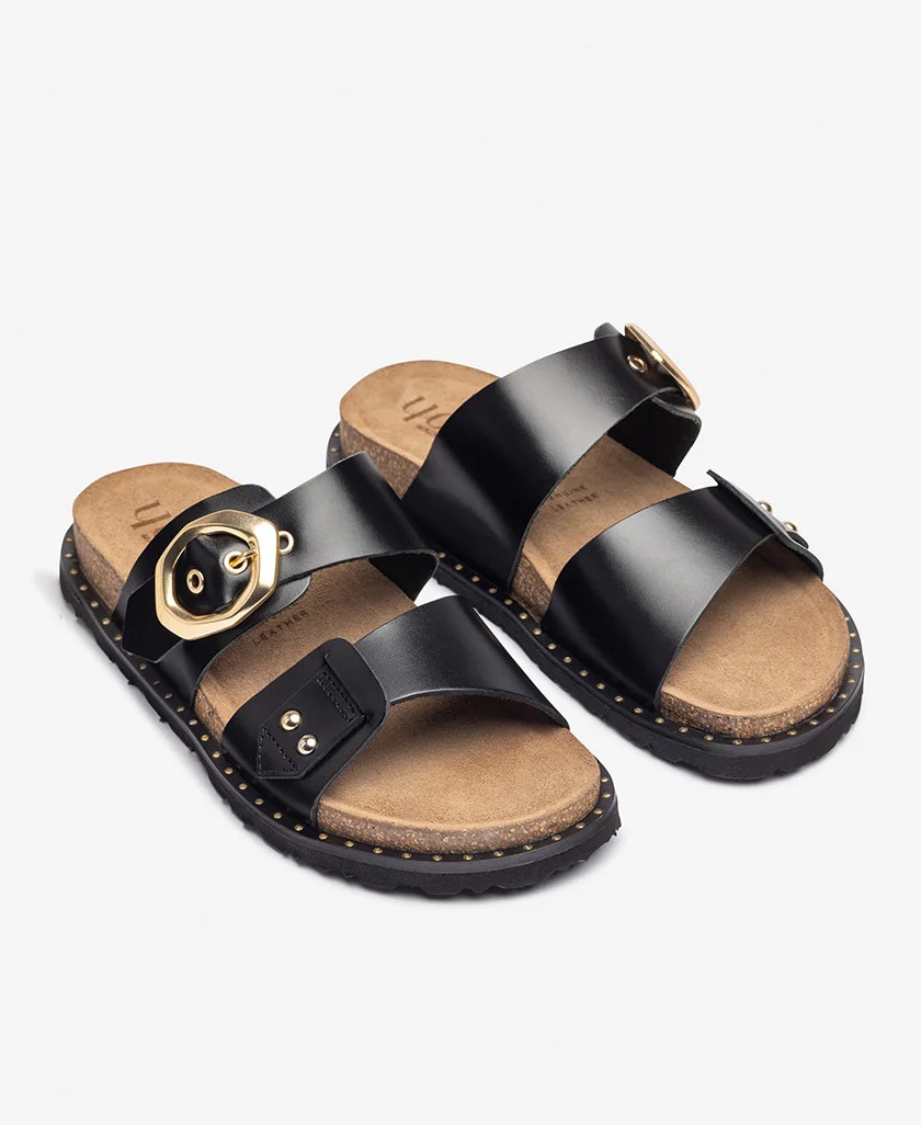 Sandalias de pala negras Yokono Bolus 254
