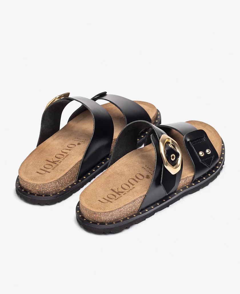 Sandalias de pala negras Yokono Bolus 254