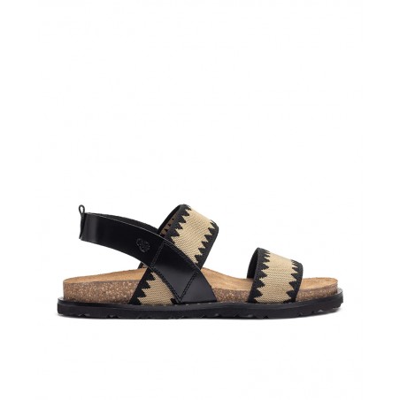 Two-tone flat sandal Yokono Bolus 255