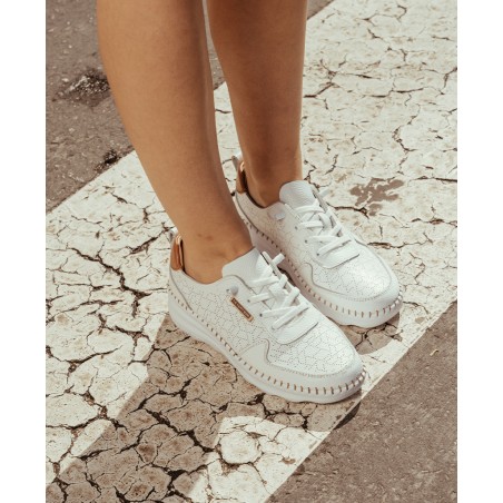 Happy Monk Calpe-002 leather sneakers