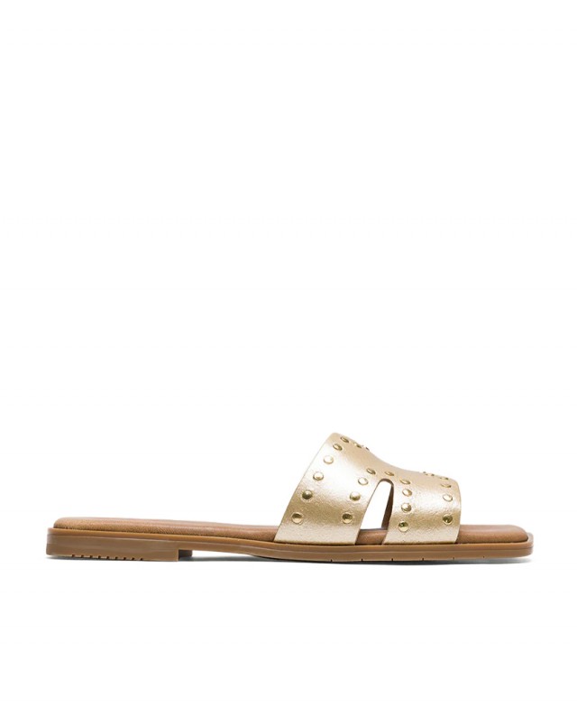 Porronet 3115 Metallic Slide Flip-Flops