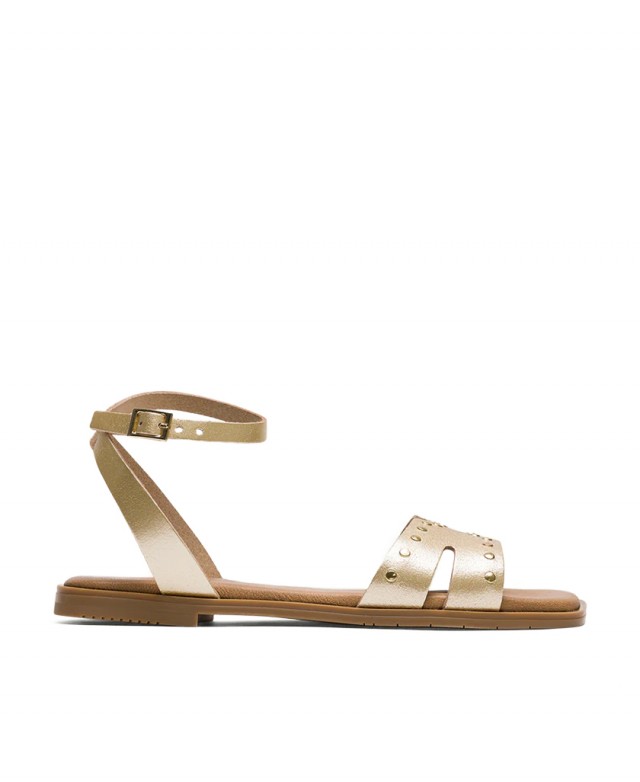 Sandalias metalizadas con hebillas Porronet 3116