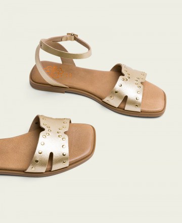 Porronet 3116 Metallic Buckled Sandals