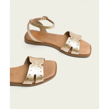 Porronet 3116 Metallic Buckled Sandals