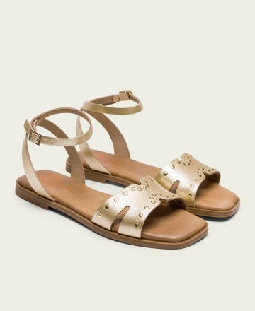 Porronet 3116 Metallic Buckled Sandals