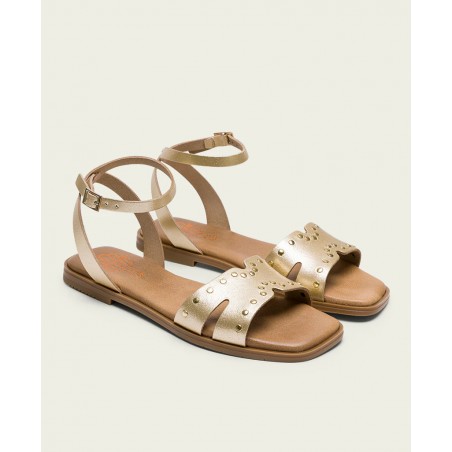 Porronet 3116 Metallic Buckled Sandals