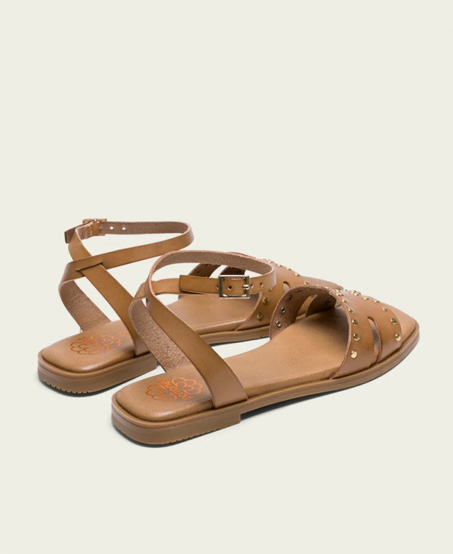 Sandalias marrones de piel Porronet 3116 Sandalias marrones de piel Porronet 3116