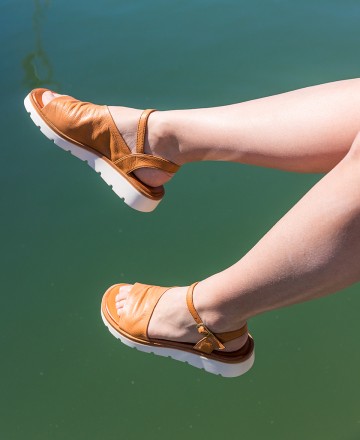 W&F Effie M-2 soft leather sandals