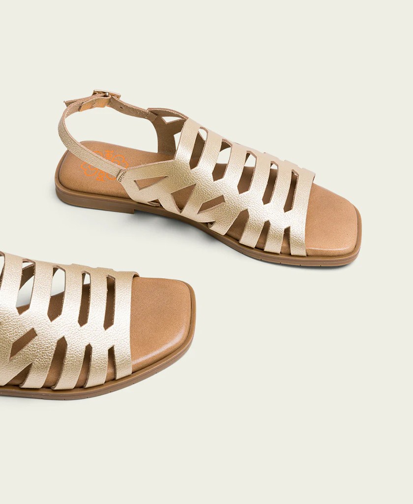 h2Sandalia romana dorada Porronet Violeta 3120 h2 pIlumina tus pasos con la Sandalia Porronet Violeta 3120 el calzado perfecto 